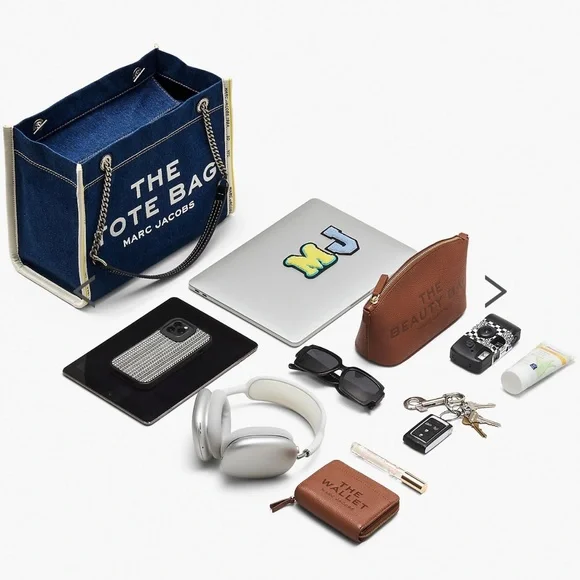 Marc jacobs denim chain tote medium - Picture 4 of 12